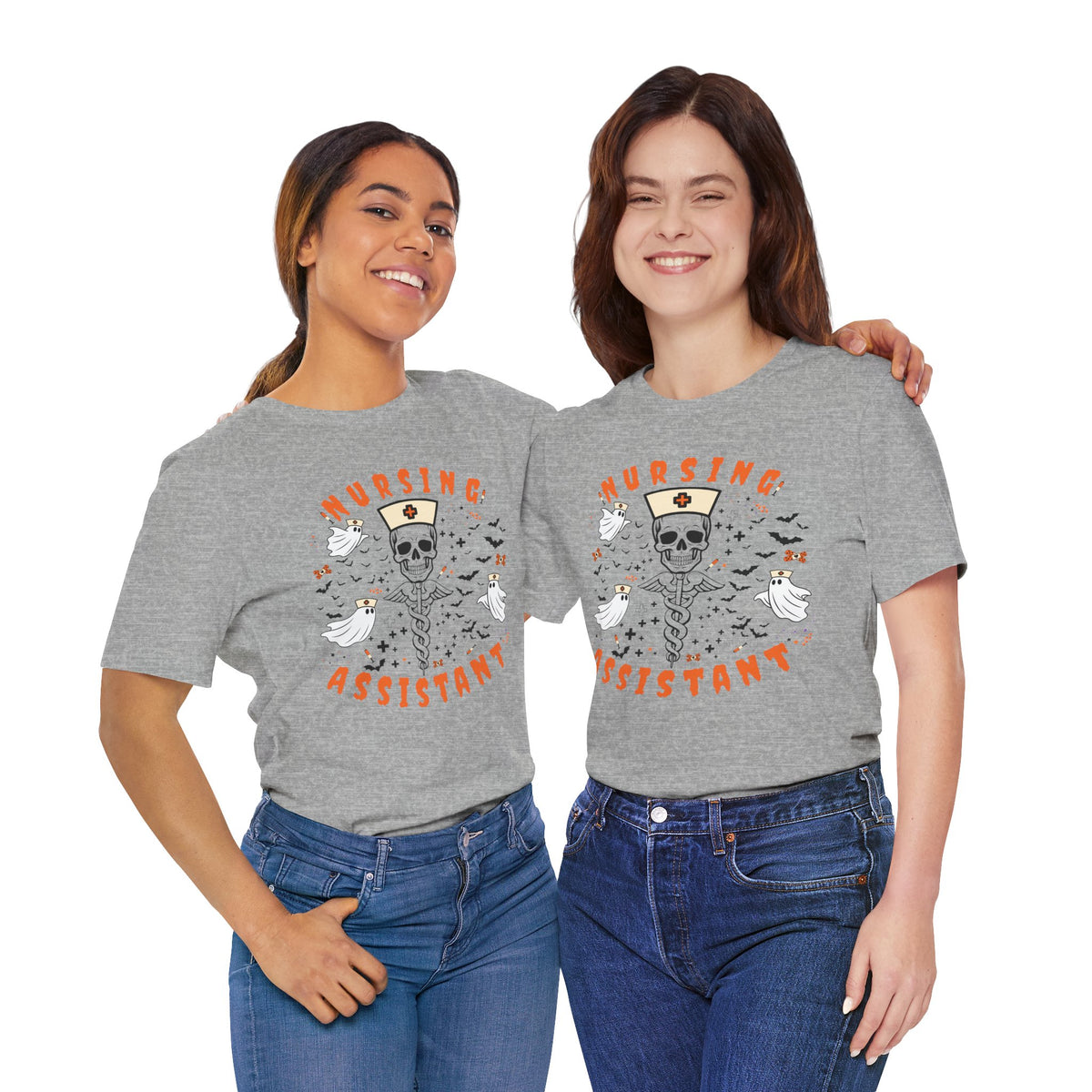 Spooky Nursing Assistant Tshirt | Halloween Ultra Soft Bella Canva Tees