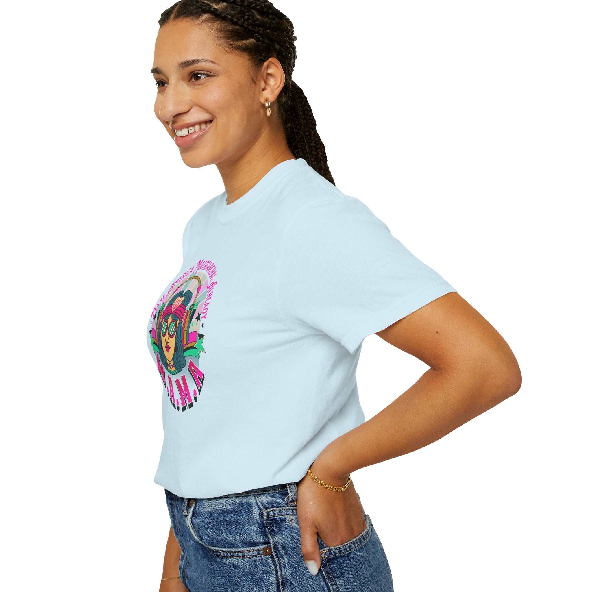 Bright M.A.M.A Matriarchal T-Shirt — Make America Matriarchal Already Feminist Tee