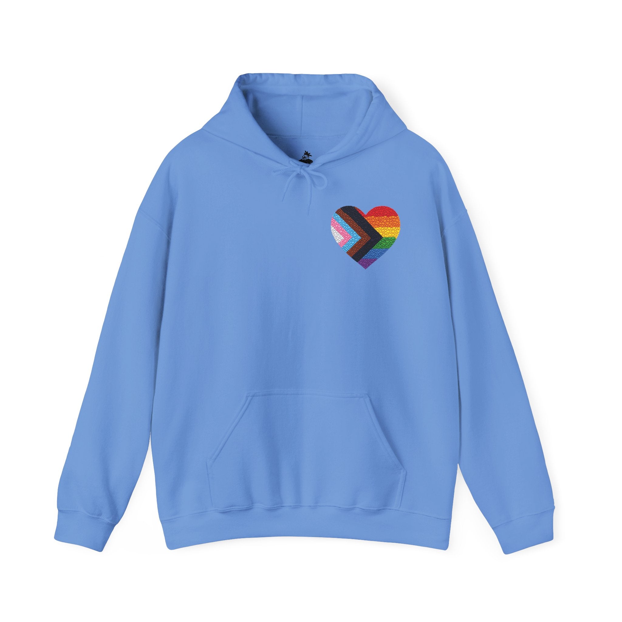 LGBTQIA Pride Heart Hoodie | Rainbow Pride Flag Heart Pullover